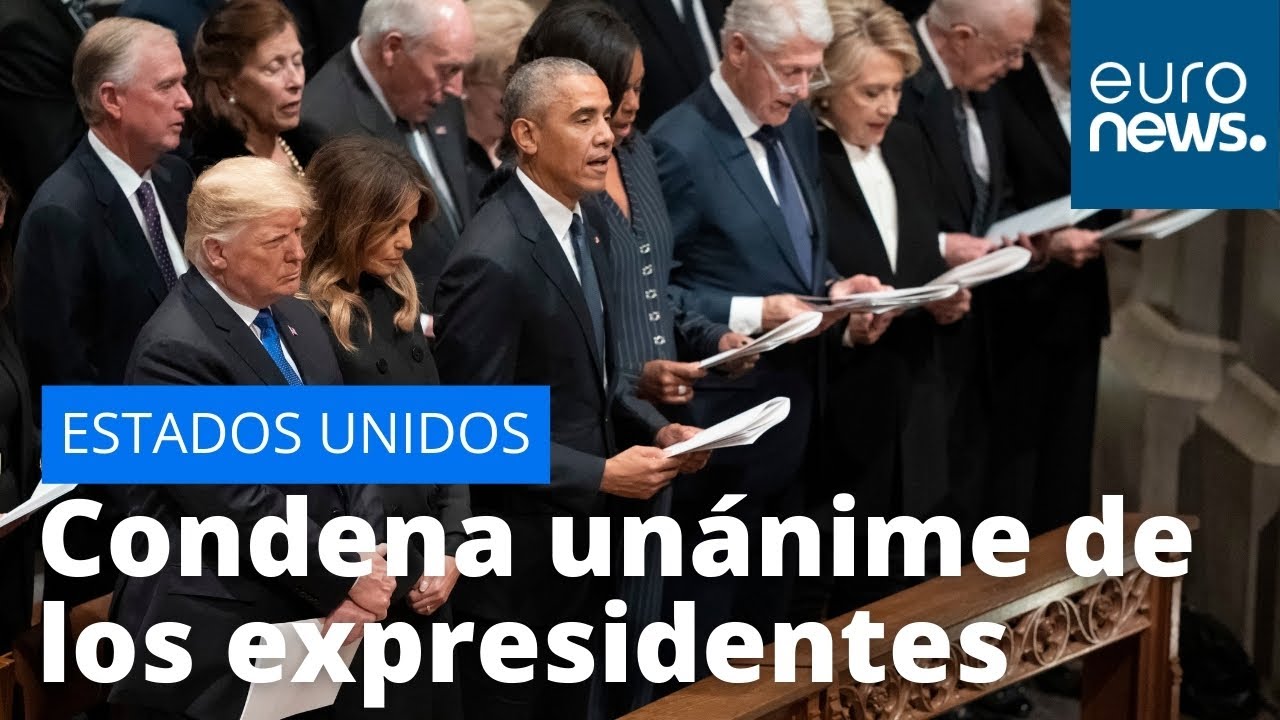 EEUU | CONDENA unánime de los expresidente Barack OBAMA, Bill CLINTON y George BUSH