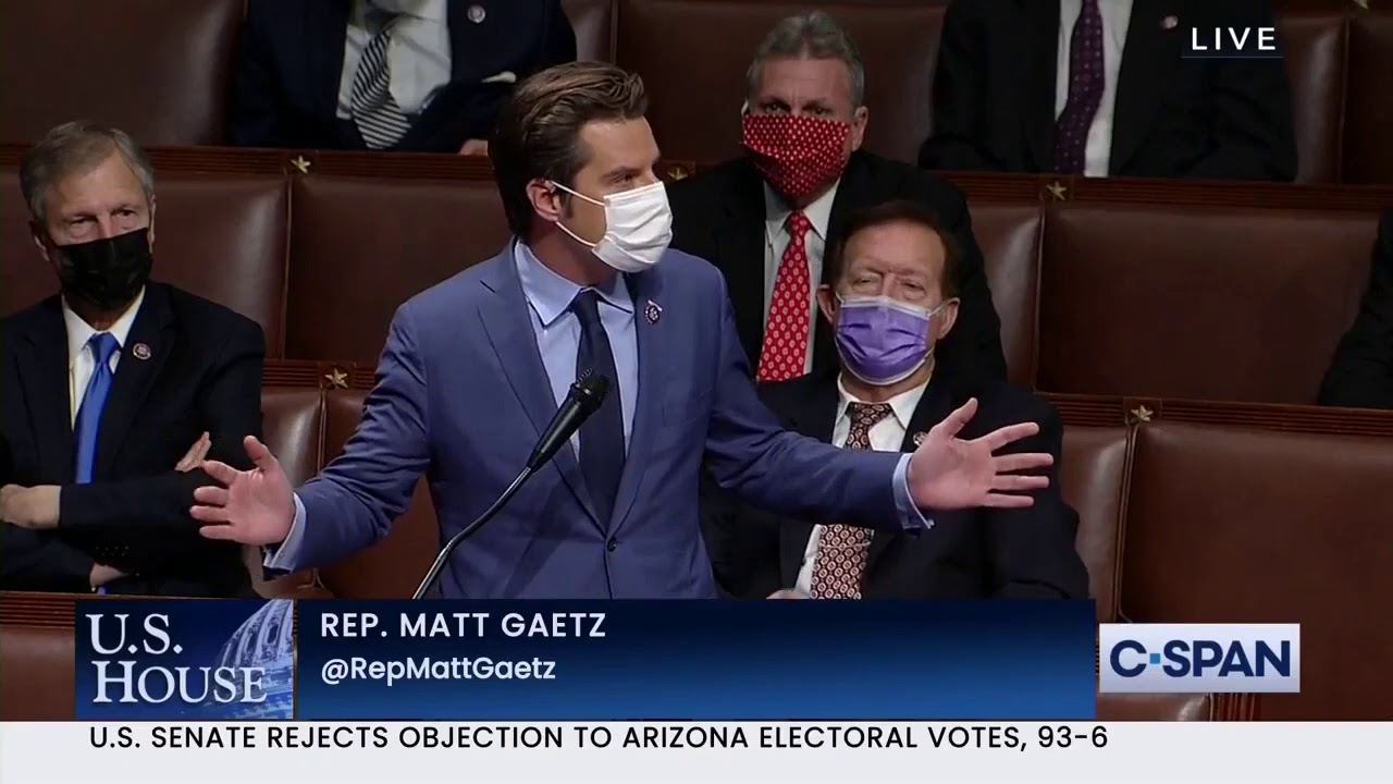 Gaetz Demands Election Integrity, Objects to FRAUD on the House Floor