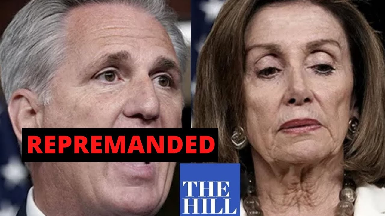 Kevin McCarthy ASSAILS Pelosi on House Floor, gets REPRIMANDED