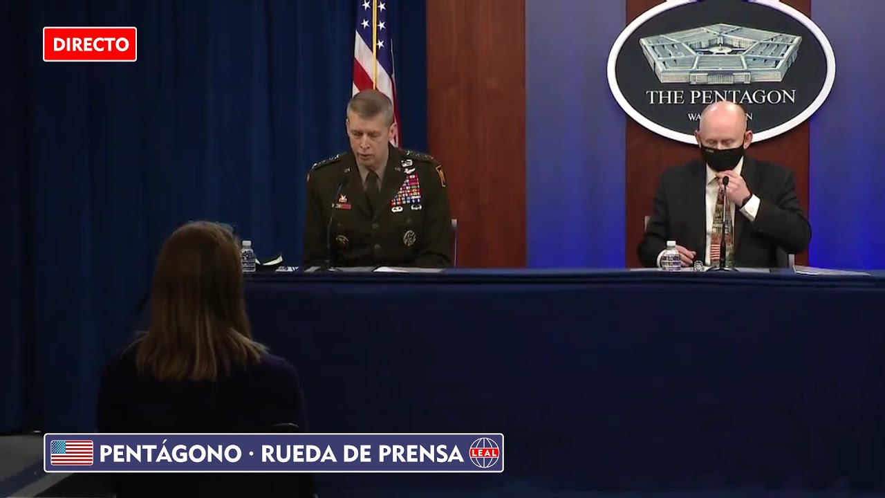 ?? Pentágono | Rueda de Prensa con Altos Cargos del Ejército de los EEUU (25 ene 2021) [subtítulos]