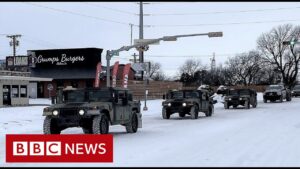 “It’s frozen inside”: Winter storm hits Texas – BBC News