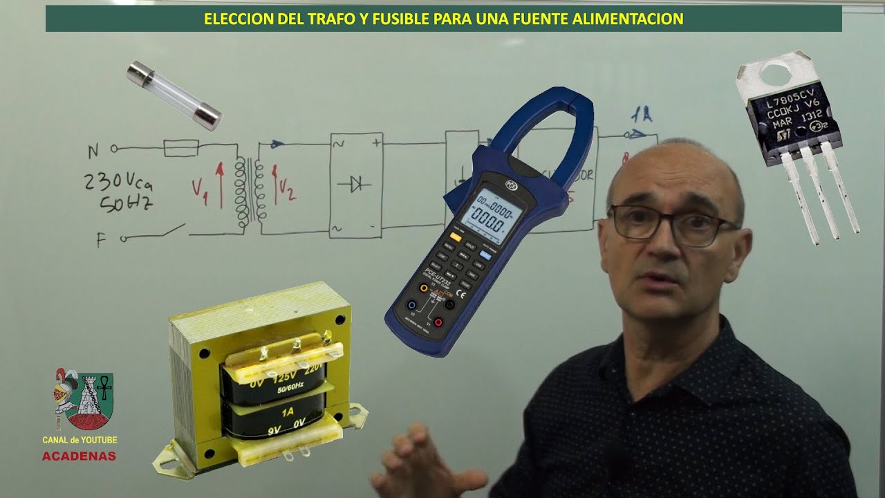 Como elegir transformador y fusible en FA lineal (CLASE 90.4)