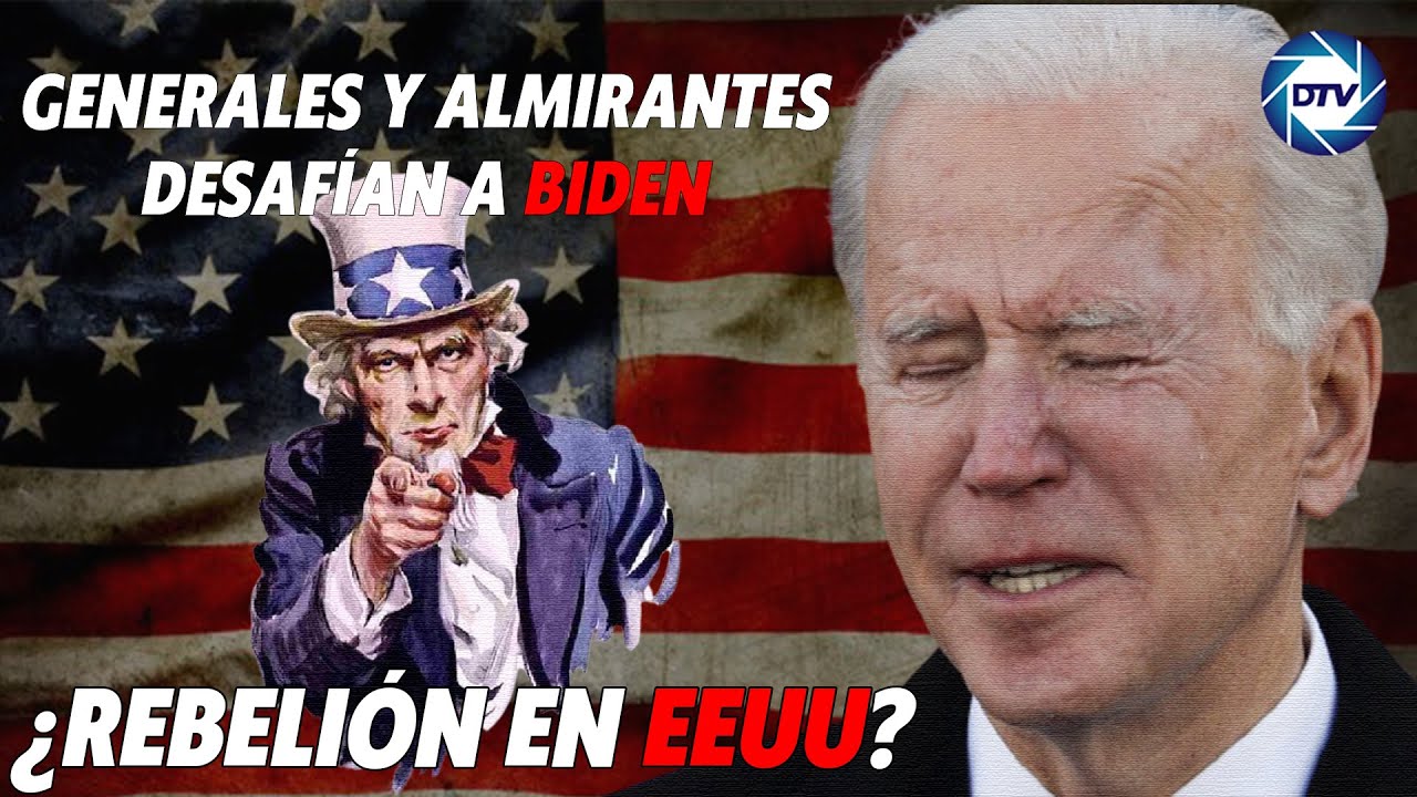 EMR: ¡Bomba!,¿Rebelión en EEUU? 124 generales y almirantes desafían a Biden y a su capacidad mental