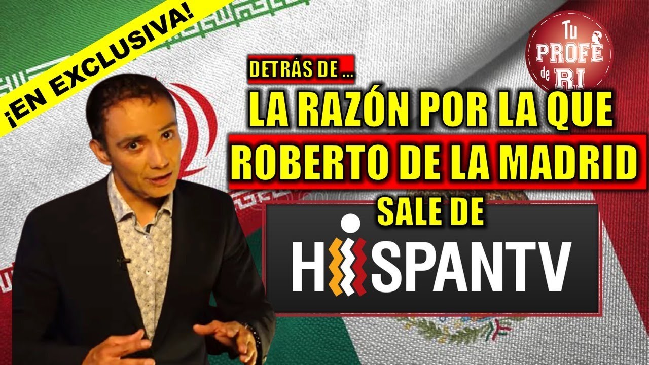 ¡EN EXCLUSIVA! DETRÁS DE… LA RAZÓN POR LA QUE ROBERTO DE LA MADRID SALE DE HISPAN TV