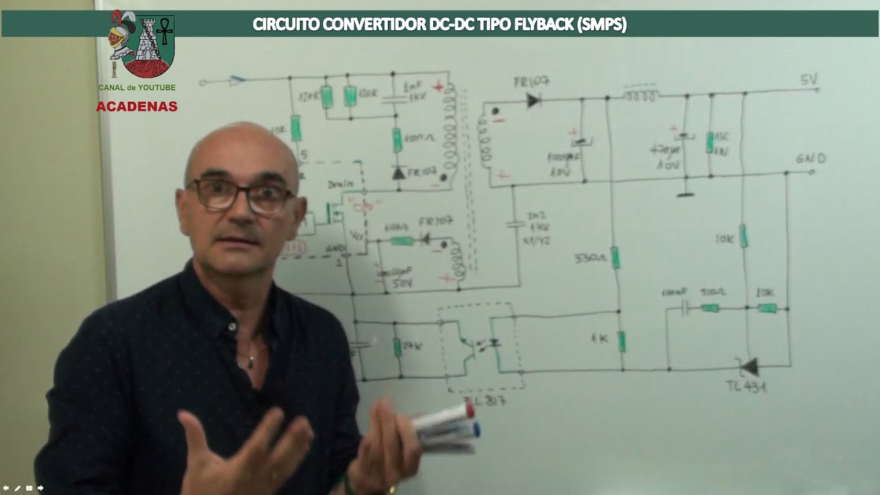 SMPS: Como funciona convertidor DC DC Flyback (Clase 104)