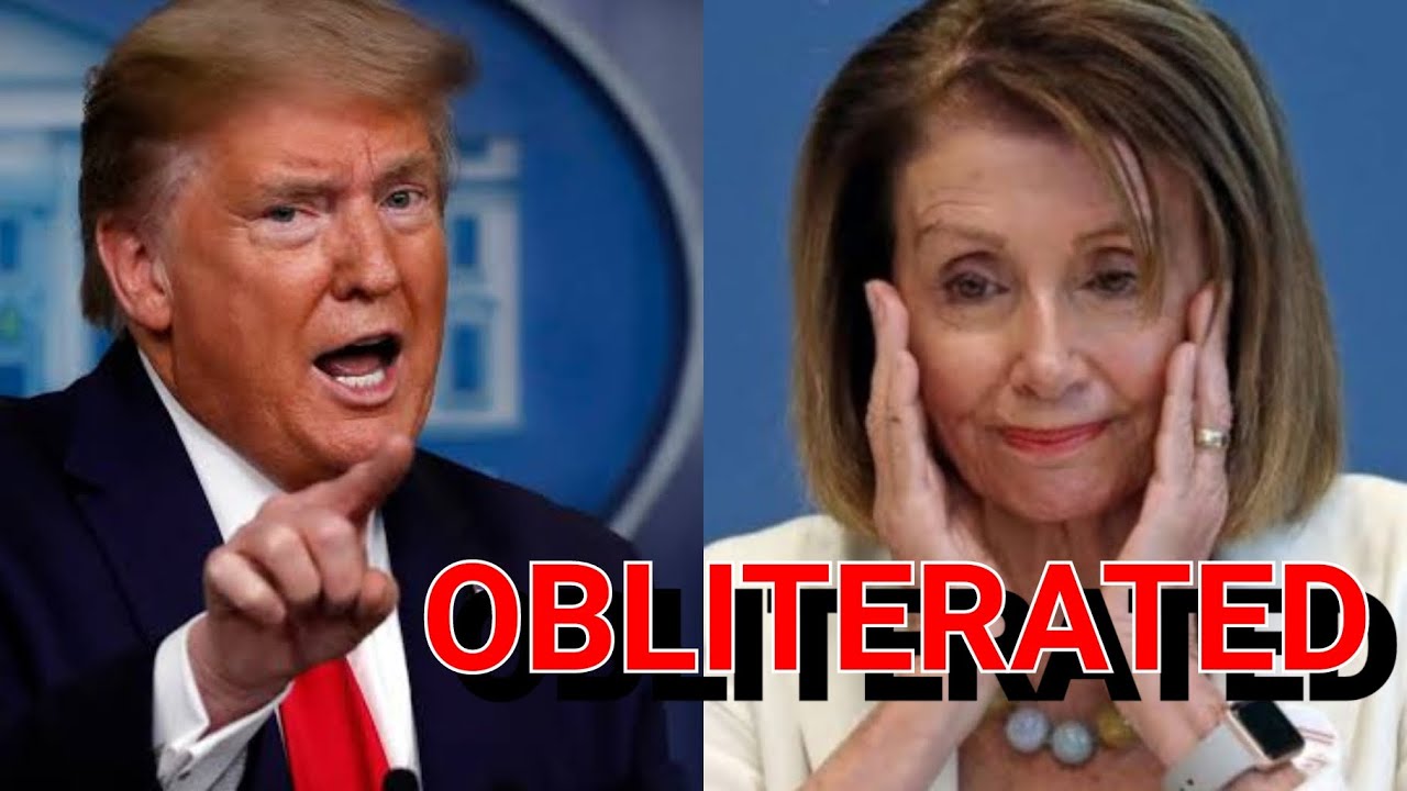 “YOU DESERVE TO BE JAILED” WATCH NANCY PELOSI GETS ROASTED BY TRUMP IN A HEATED DEBATE