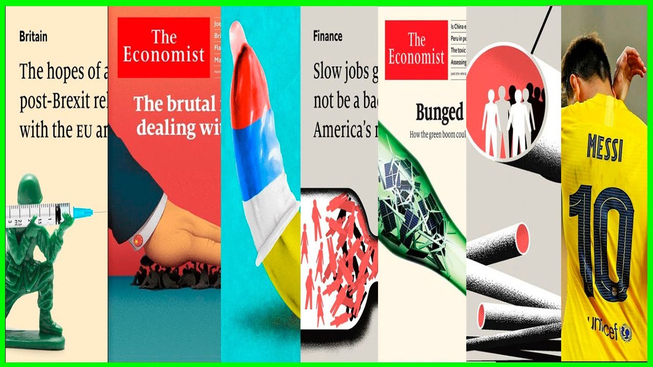 7 asombrosas nuevas portadas The Economist para analizar