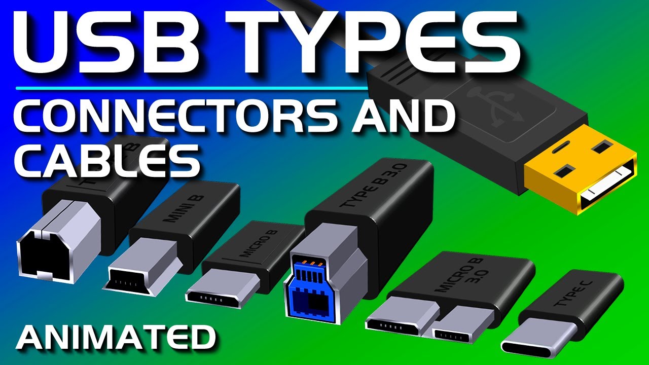 USB Ports, Cables, Types, & Connectors