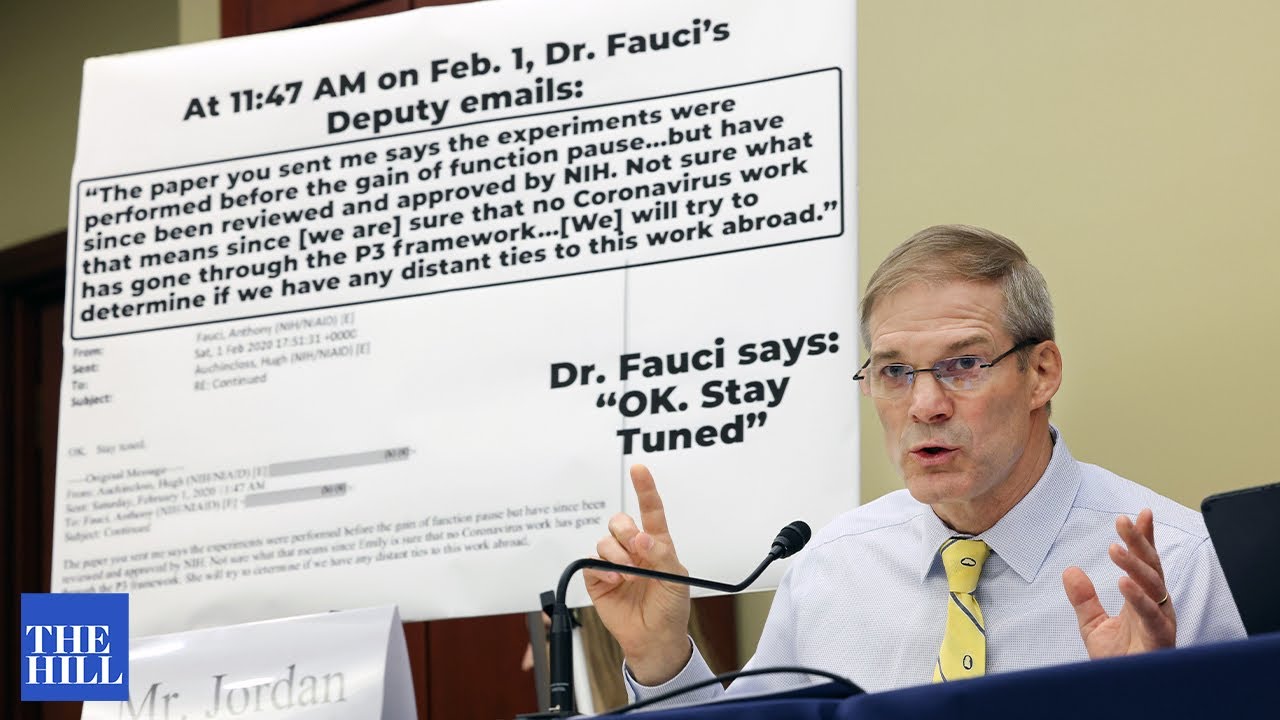 JUST IN: Jim Jordan says he can prove Fauci LIED