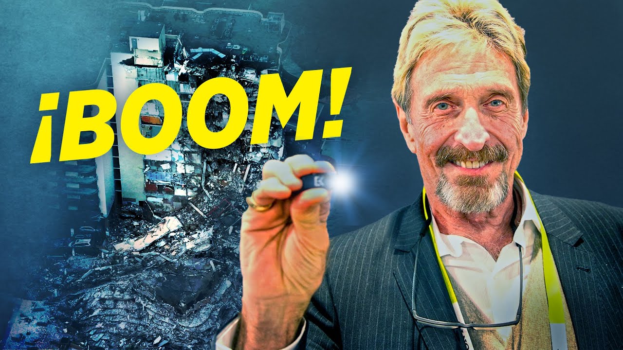 ?McAfee tenía ARCHIVOS del ESTADO PROFUNDO en el EDIFICIO DERRUMBADO en MIAMI⁉️