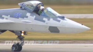 Sukhoi Su-57 Fighter Jet in Action