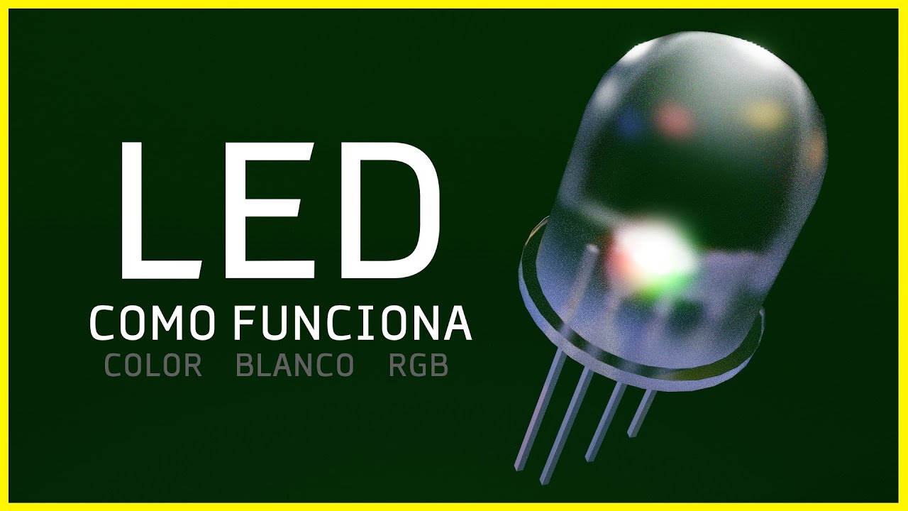 Cómo funciona un LED ⚡ Qué es un LED (Diodo emisor de luz)