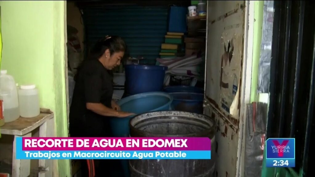 Anuncian recorte de agua en 11 municipios del Estado de México | Oct 27-2022