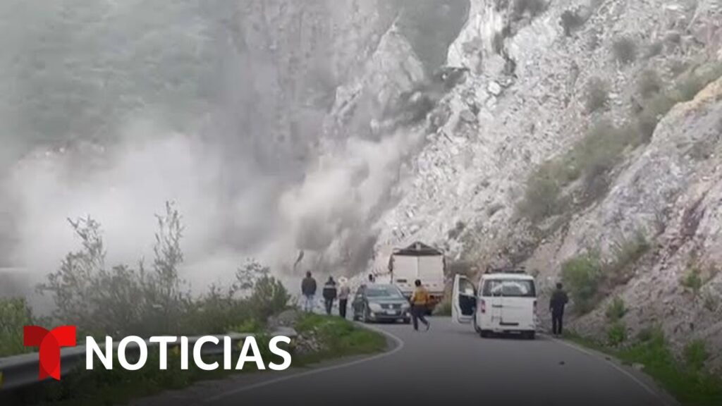 El impactante deslizamiento de tierra sobre una carretera en Perú….02-23-2023