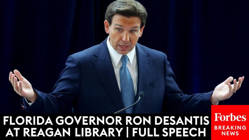 DeSantis Takes Aim At Liberals | Blasts ‘Woke Mind Virus’ | Reagan Library Speech…. 03-06-2023