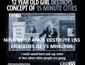 15 MINUTES CITY Disclosed by a 12 year old girl | Mr. KLAUS SCHWAB-How devil you…? Short video