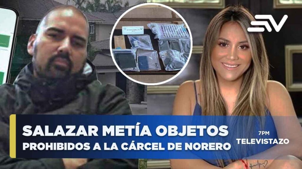 Mayra Salazar metía objetos prohibidos a la cárcel donde estaba Norero | Televistazo…. 03-15-2024