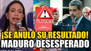 MADURO SE QUEDÓ SIN TIEMPO DE MOSTRAR LAS ACTAS Y DENUNCIÓ A CORINA MACHADO….07-31-2024