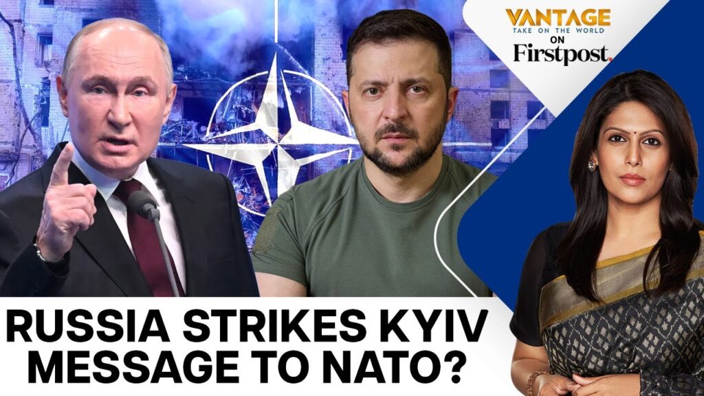 Russia Strikes Kyiv on the Eve of NATO Summit | Russia Ukraine War | Vantage…. 07-09-2024