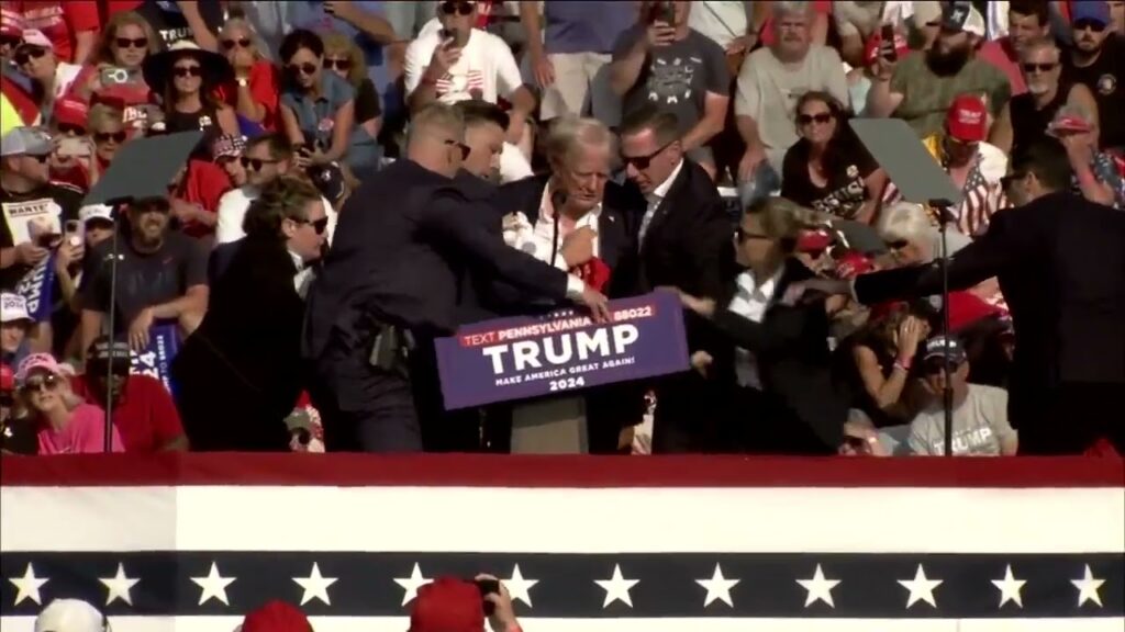 Shots Fired at Trump at rally in Pennsylvania Today…. 07-13-2024