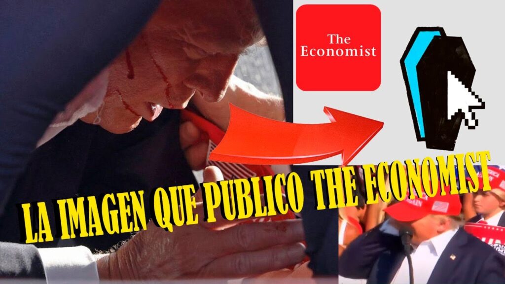 The Economist Publicaba esta imagen en momentos que intentaban Terminar con Donald Trump…. 07-13-2024