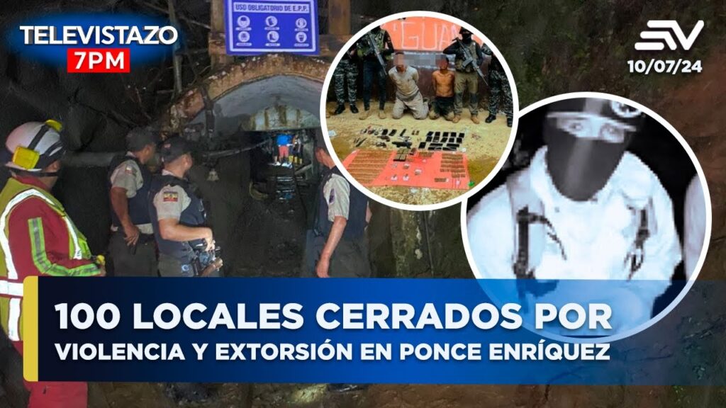 Violencia por Bandas Criminales debilita Economía de Ponce Enríquez en Azuay | Televistazo…. 07-10-2024