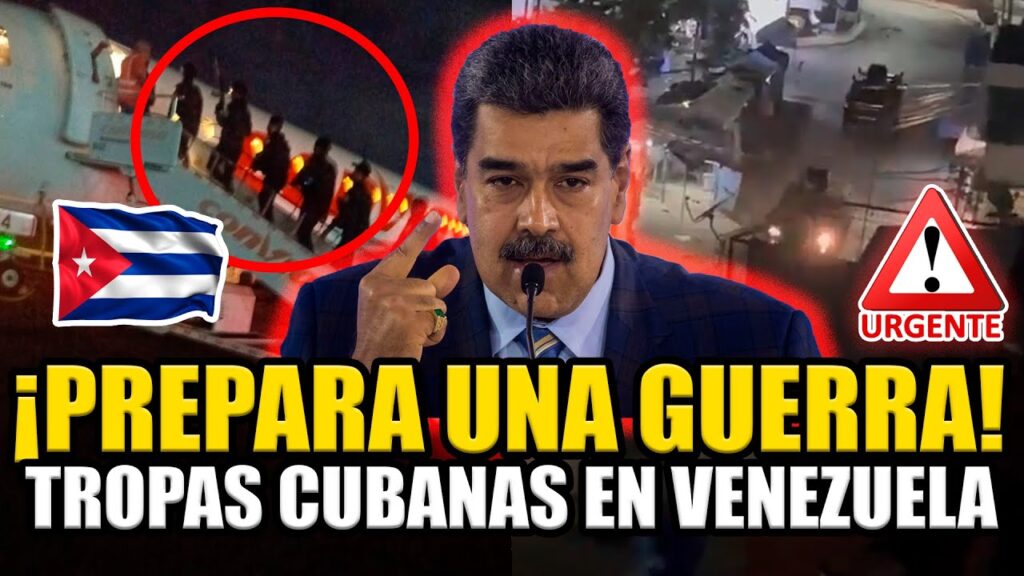 URGENTE Maduro trajo SOLDADOS CUBANOS para DESATAR LA GUERRA en Venezuela….08-01-2024