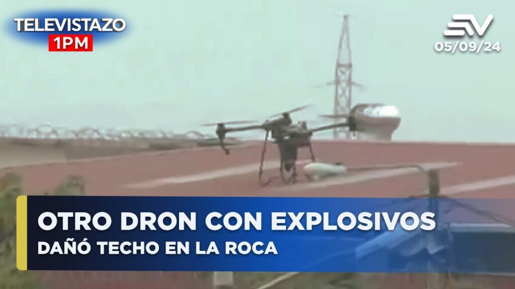 Dron con explosivos dañó techo en La Roca….09-05-2024