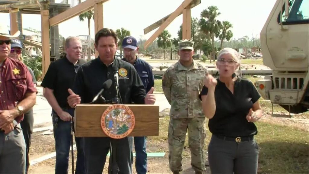 Governor DeSantis Helene update…. 09-28-2024