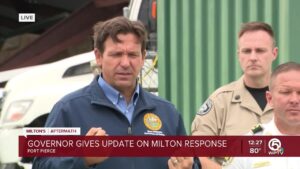 At least 5 dead in St. Lucie Co., according to DeSantis and Sheriff…. 10-10-2024