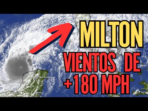 Huracán Milton seguirá fortaleciéndose dirigiendose hacia Florida…. 10-07-2024