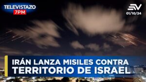 Irán Ataca con misiles a ciudades de Israel | Televistazo 7 PM…. 10-01-2024