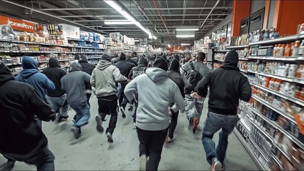 It Begins… Starving Migrants Raid NYC Supermarket…. 09-08-2024