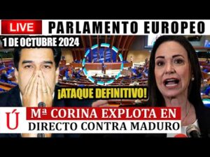 LOGROS de MARÍA CORINA POR VENEZUELA en PARLAMENTO EUROPEO…. 10-01-2024