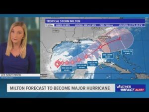 Milton forecast to strengthen into Category 3 Hurricane before Florida landfall…. 10-05-2024