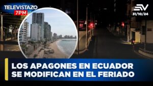 Apagones por ahora son de entre 6 a 8 horas | Televistazo 7PM…. 10-31-2024