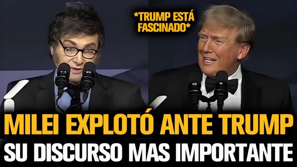 MILEI exploto’ ante TRUMP durante su discurso mas importante…. 11-14-2024