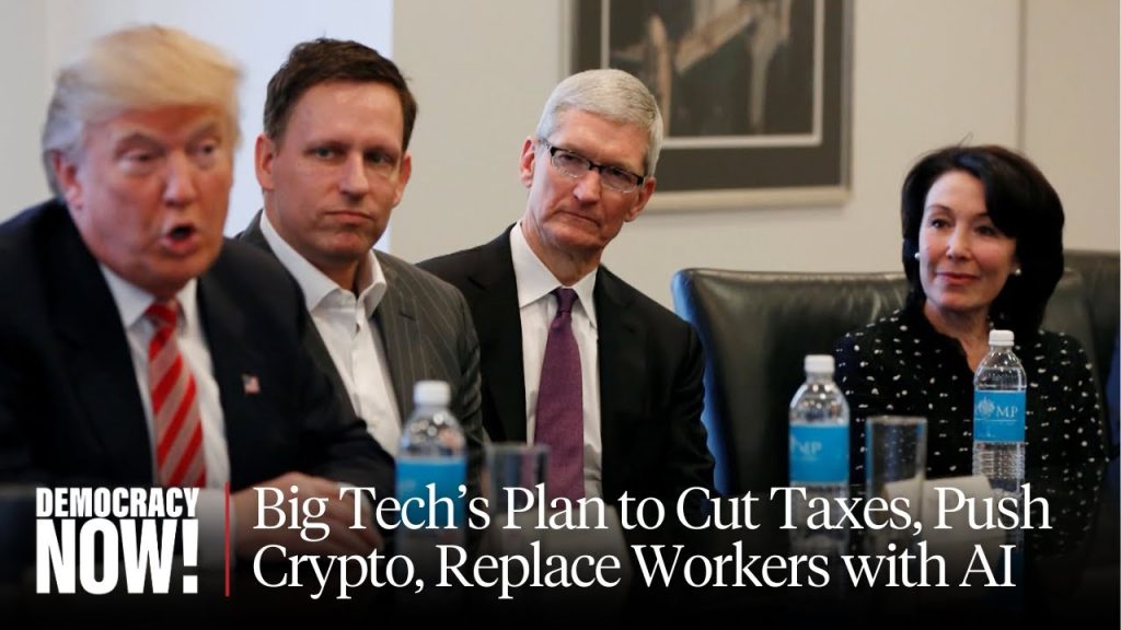 Big Tech Backs Trump to Cut Taxes, Boost Crypto, Replace Workers with AI: Roger McNamee…. 12-27-2024