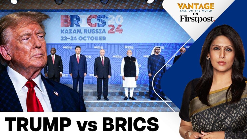 Trump Warns BRICS Against De-dollarisation With 100% Tariff Threat | Vantage…. 12-02-2024