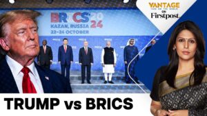 Trump Warns BRICS Against De-dollarisation With 100% Tariff Threat | Vantage…. 12-02-2024