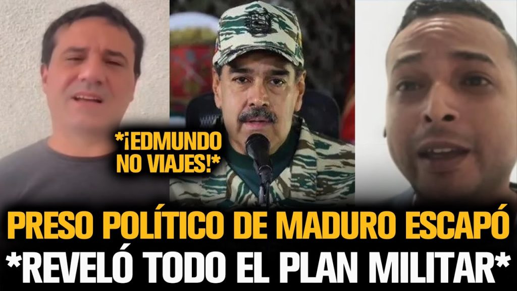 PRESO POLÍTICO de MADURO REVELÓ el Plan MILITAR tras escapar del RÉGIMEN…. 01-09-2025