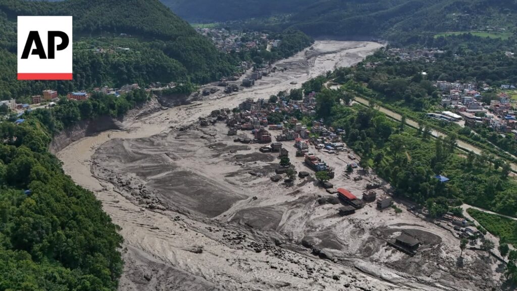 Aerial video shows aftermath of Flash Floods in Nepal that Killed at least 160…. 08-26-2026
