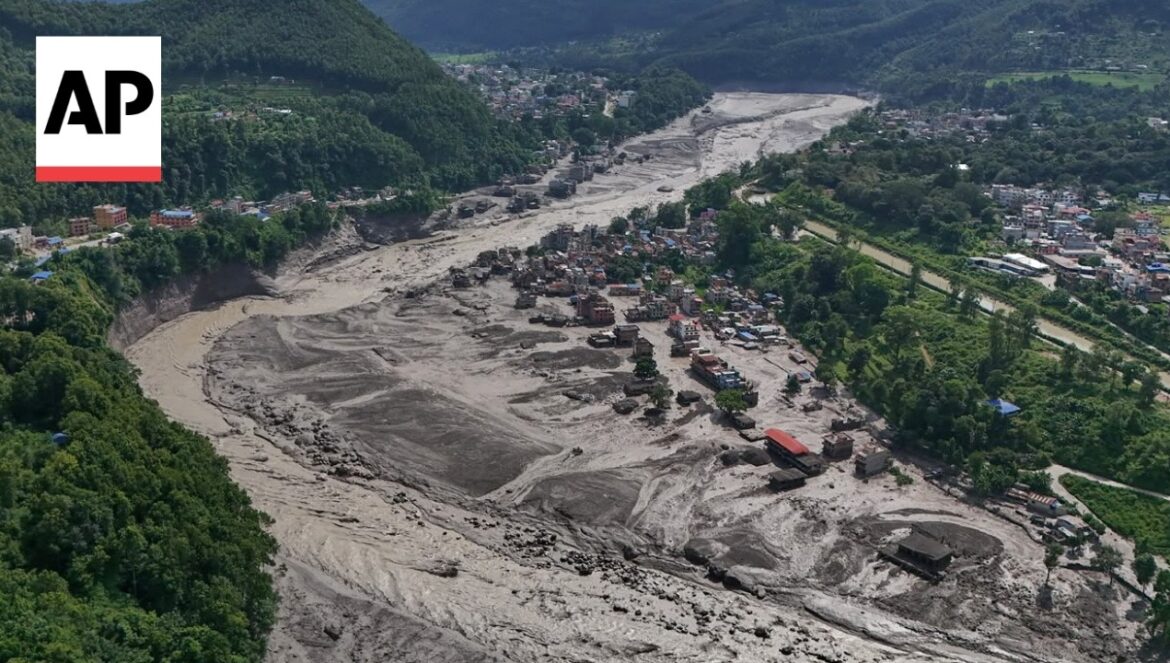 Aerial video shows aftermath of Flash Floods in Nepal that Killed at least 160…. 08-26-2026