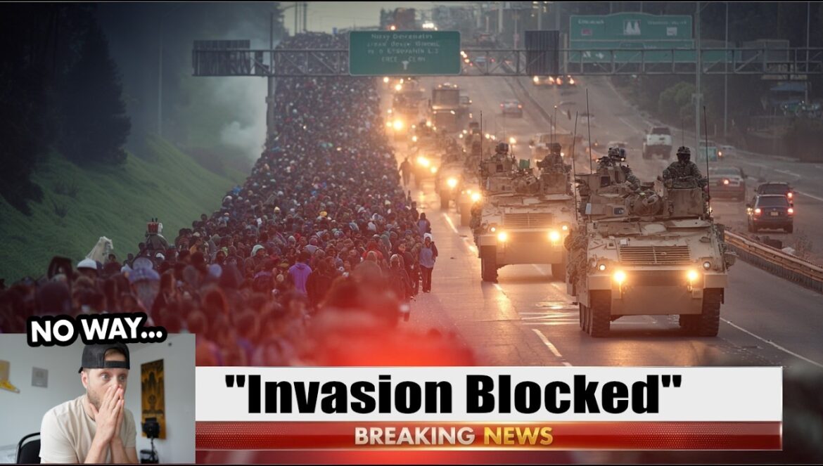 INVASION: CONVOY FLOODS Freeway… Texas Marines SEAL EXITS, MARCH Illegals to MEXICO…. 02-06-2026