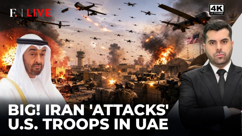 Iran Unleashes Drone Swarm On US Forces In UAE After Trump Bombed Hormuz Island | Firstpost Live…. 08-31-2026