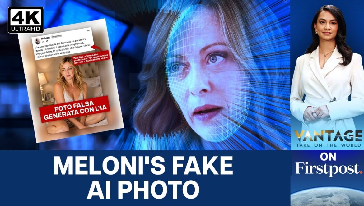 Italy PM Meloni slams Fake AI Photo., Can Defend Myself, Others Cannot | Vantage on FirstPost…. 05-06-2026