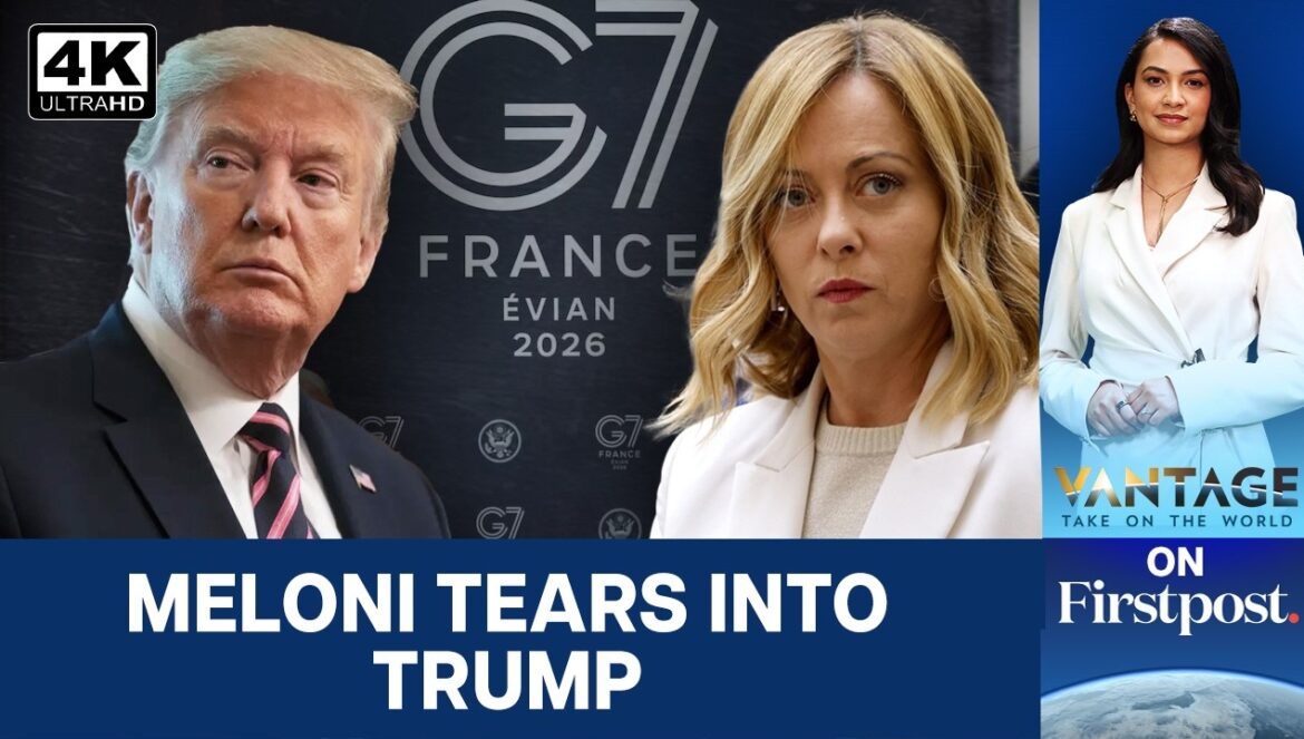 Italy’s Meloni Slams Trump after He Claims She Begged Him For a Photo | Vantage on Firstpost…. 06-19-2026