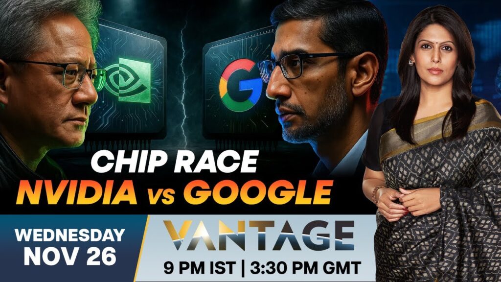 LIVE: Nvidia Stocks Crash As Google’s Rival Chip Narrows AI Race | Vantage…. 11-26-2025