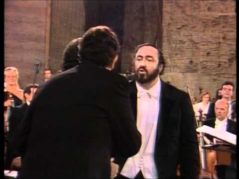 O Sole Mio..! Pavarotti, Carreras, Domingo | Rome 1990 -DVD quality…. 05-30-2012