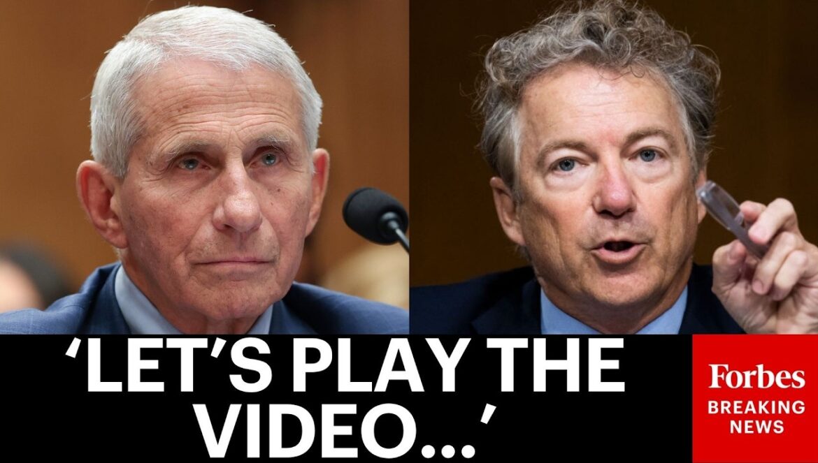 Rand Paul Plays Video of Dr. Fauci’s Media Appearances During The CoronaVirus-2019 Plandemic…. 07-30-2026